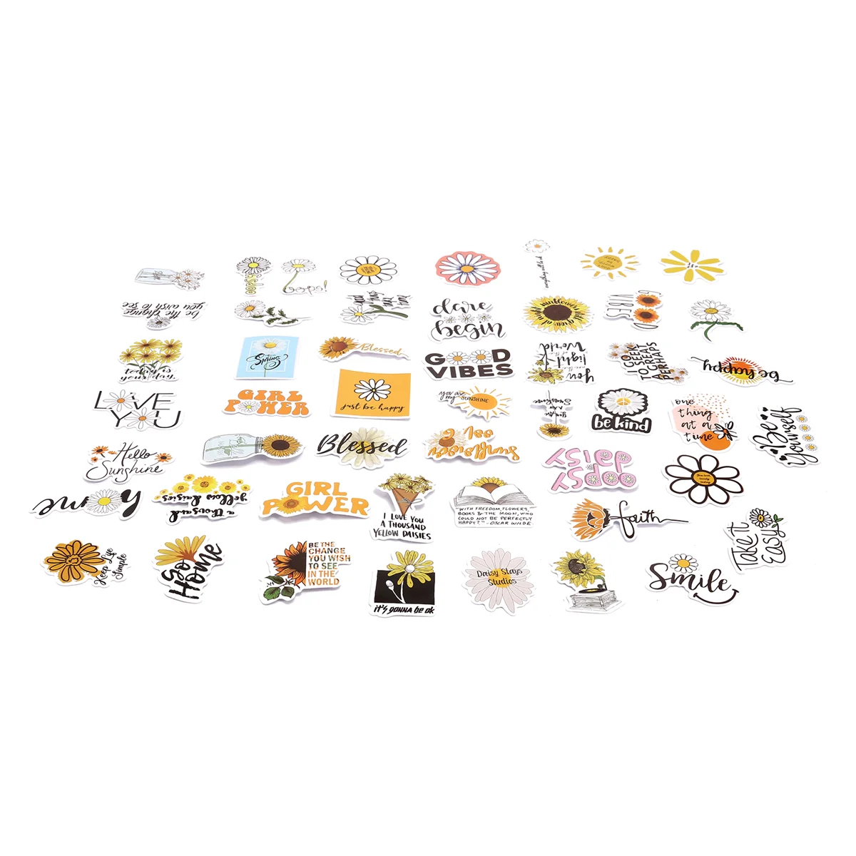 [Value Pack]Inspirational Stickers for Hydro Flasks,50 PCS Motivational Stickers for Teens,Girls.Waterproof PVC Sticker for Lapt
