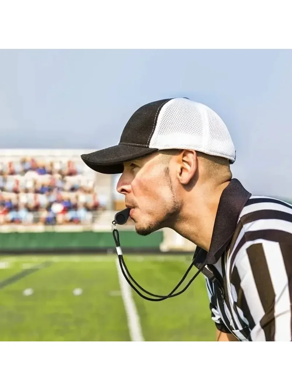 Loud Sports Referee Whistle with Lanyard for Coach Training Football Basketball Running Outdoor Survival
