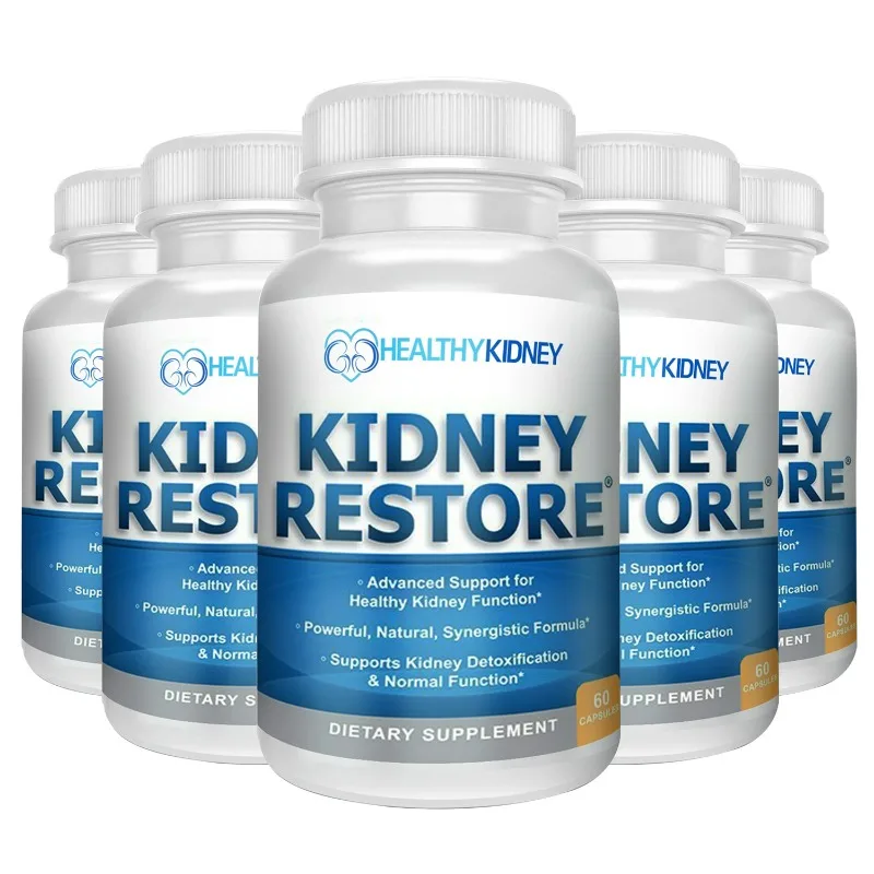 5 Bottles Kidney Restore - Natural Urinary Tract & Bladder Wellness Supplement, Antioxidant Support Kidney Function