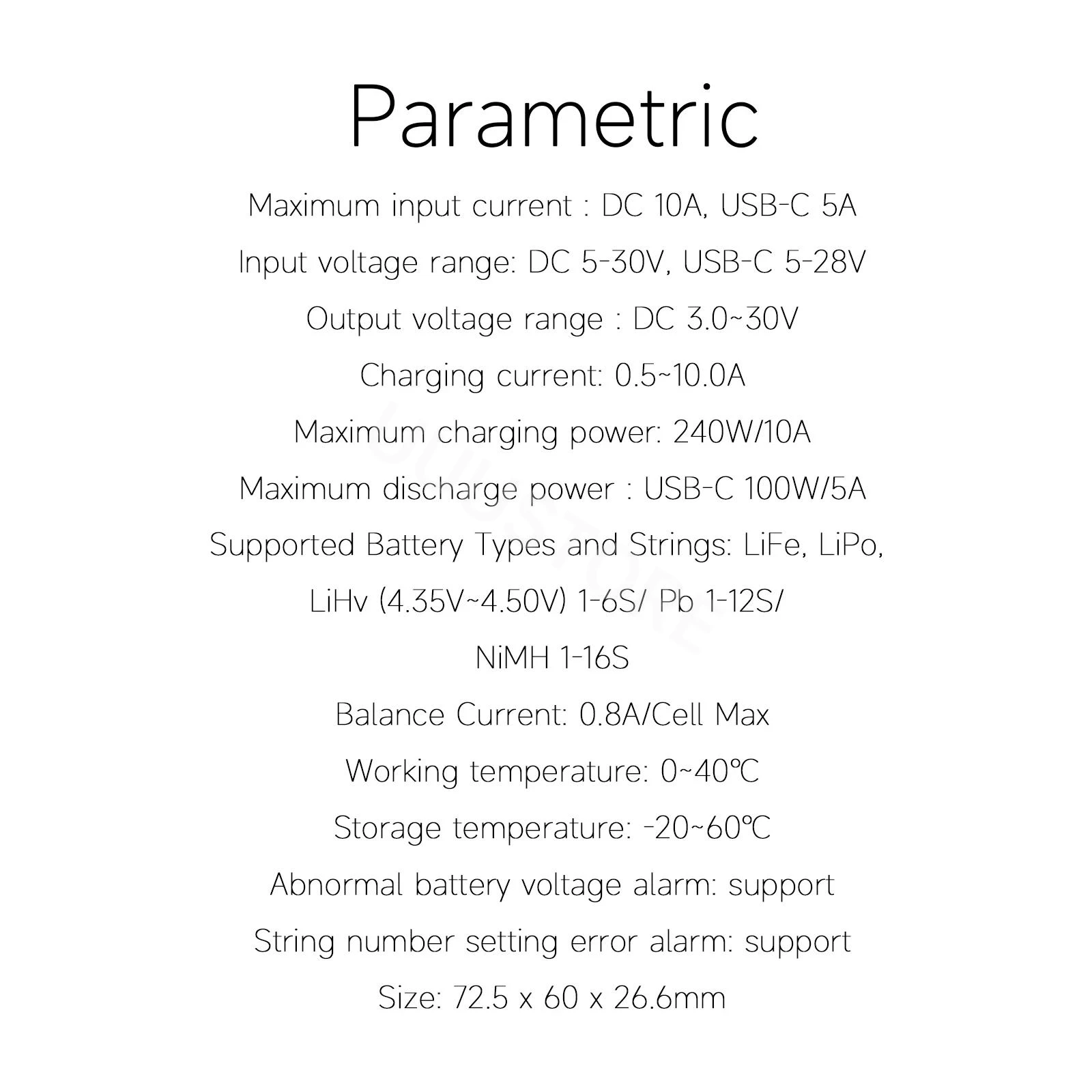 ISDT 608PD Ładowarka Lipo Balance Ładowarka, DC 240W/10A PD 140W/5A Inteligentna cyfrowa ładowarka do akumulatorów RC LiFe/Lilon/LiPo/LiHV