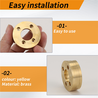 Popular 4PCS Brass Counterweight Balance Weight For YK4101PRO YK4102 YK4103 YK4082 Yikong RC Crawler Car Upgrade Parts