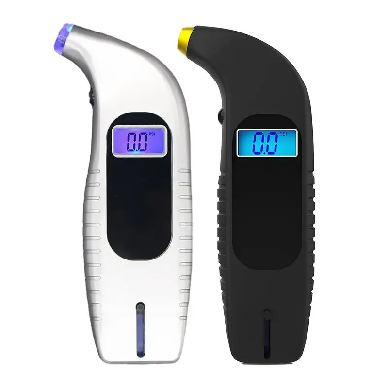 2 In 1 LCD Car Tire Pressure Gauge Car Tire Pressure Monitoring Meter Auto High Precision Handheld Tester Accessories For Wheels