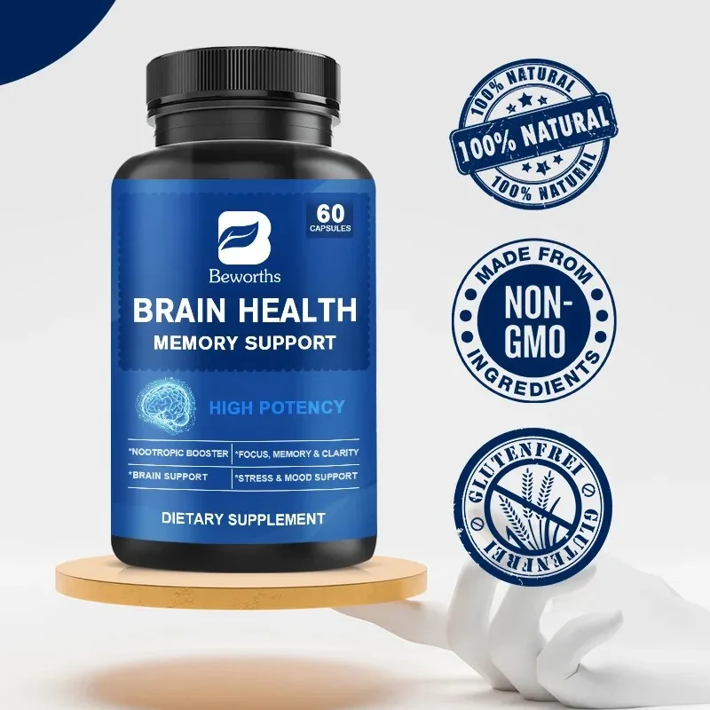 

Minch Plus Vegetarian Health Brain T Supplement Supports Memory,Focus,Clarity & Mental Energy with Plus Phosphatidylserine