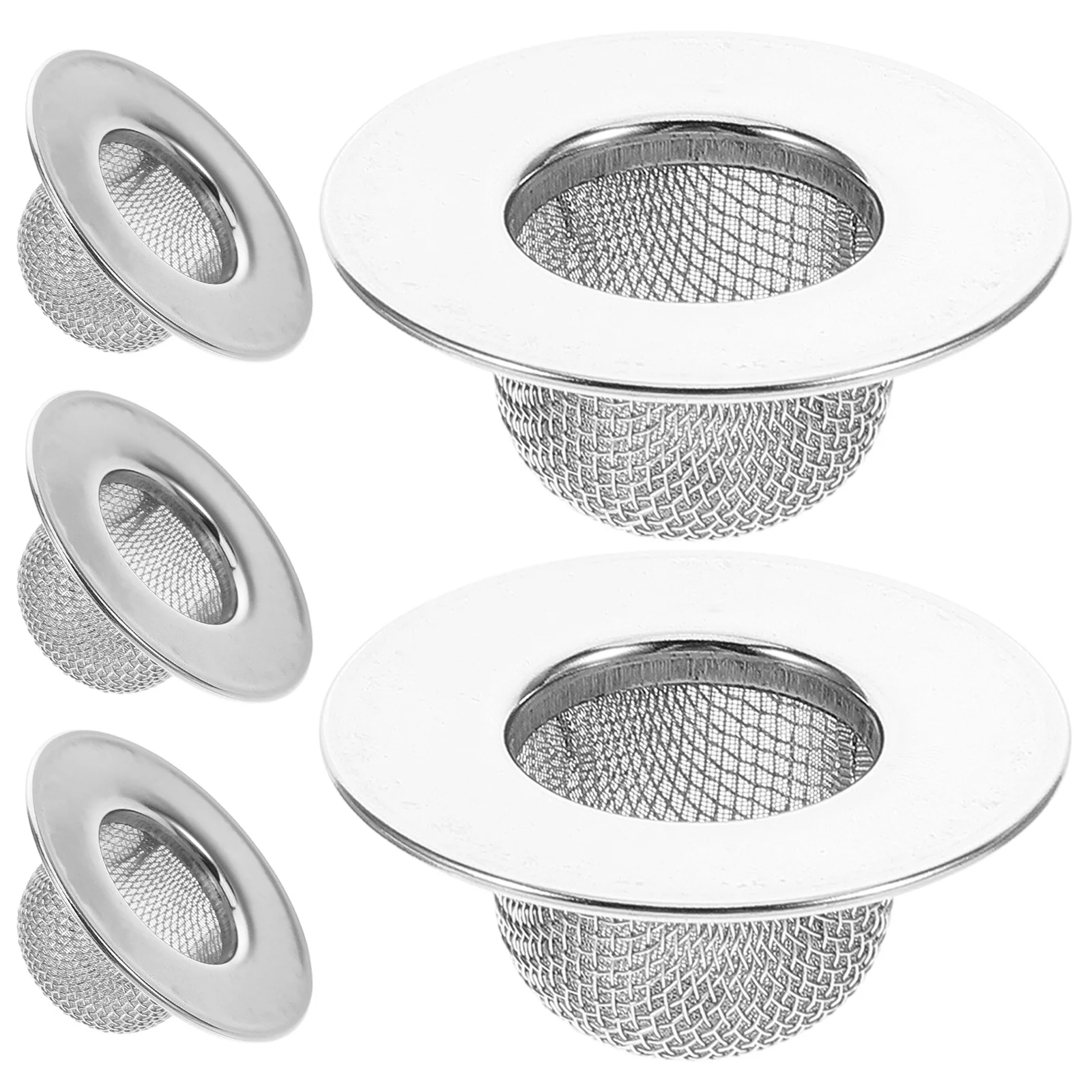 

5Pcs Durable Stainless Steel Mesh Filter Bowl Cocktails Whiskey Smoking Screen Easy Clean Reusable Bar Tool Drinks Screen Sieve
