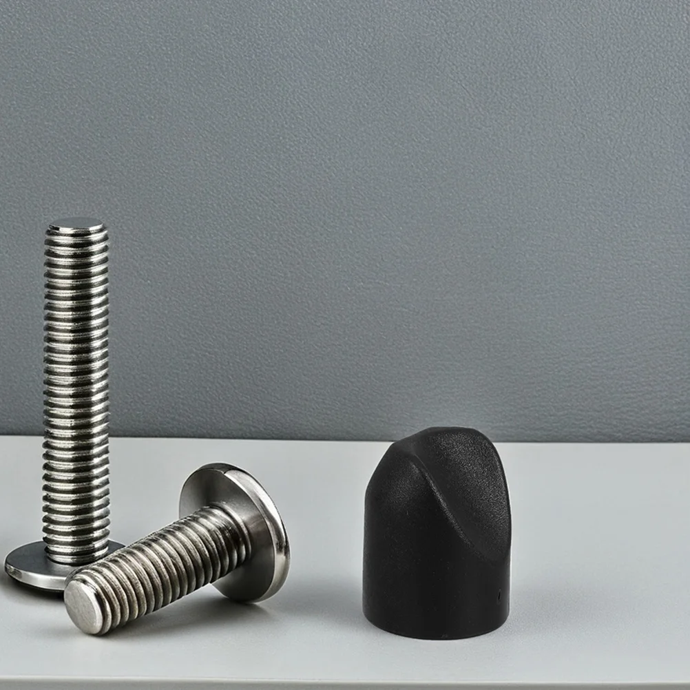 Tappi per gambe per sedie pieghevoli da 50 pezzi Tappi terminali per stabilizzatori in plastica resistente a forma di V Protezioni di ricambio non marmorizzate per imbottitura