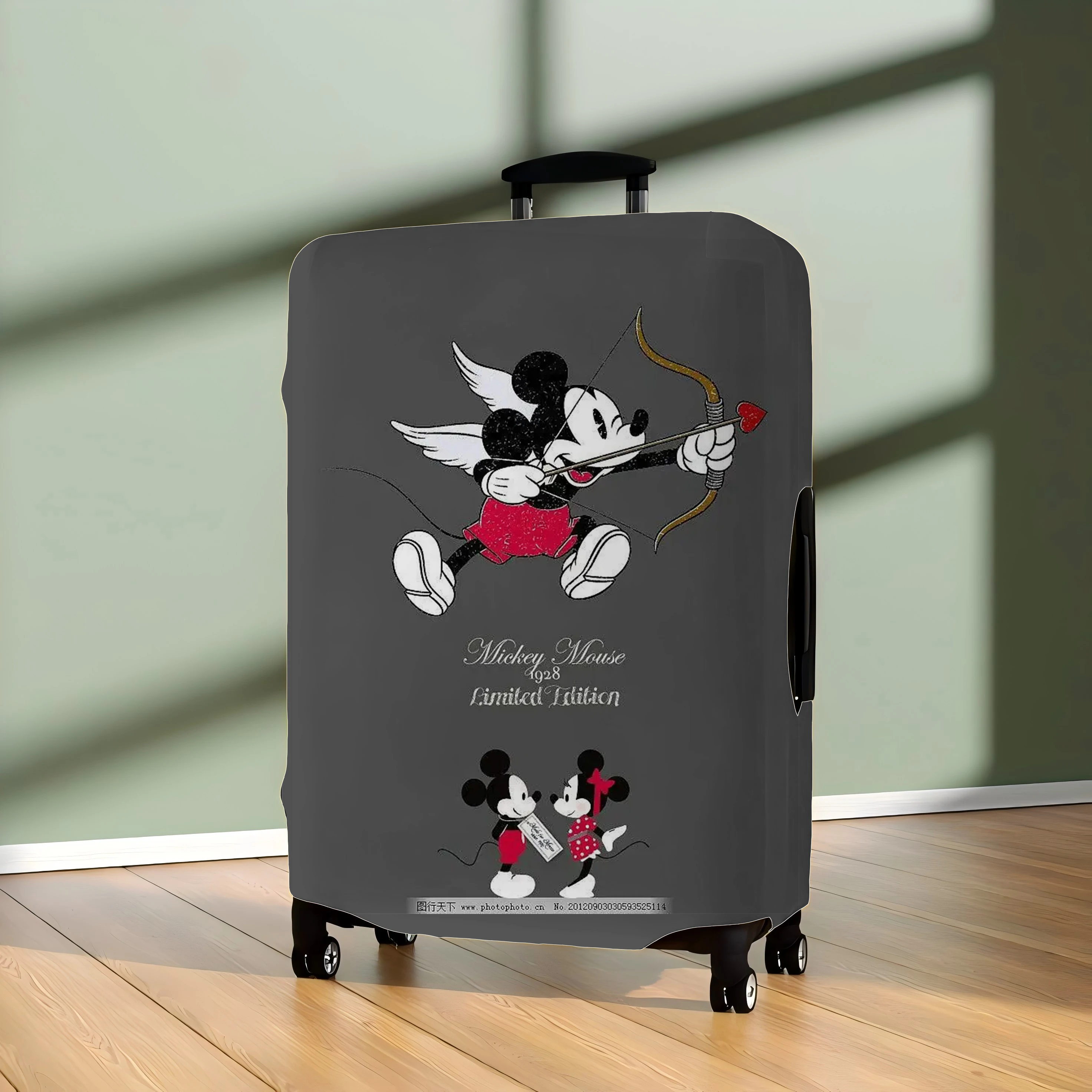 Disney Travel Accessories Minnie Mouse Traveling Storage Bag Suitcase Case Mickey Luggage Protective Cover Protector For Covers