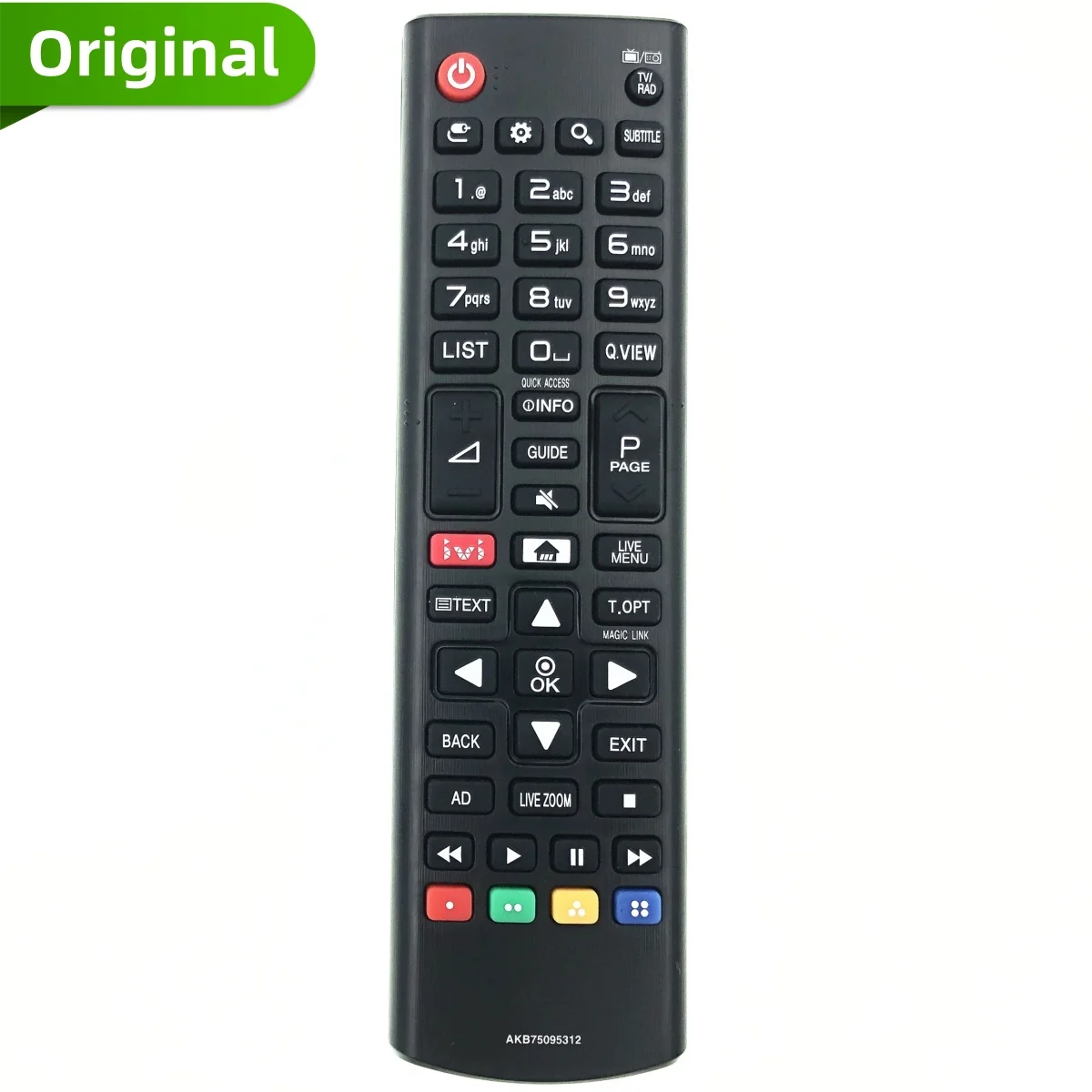 Original TV Remote Control AKB75095312 For Smart TV 32LJ610V 32LJ622V 43LJ594V 43LJ595V 43LJ610V 43UJ630V 43UJ631N, 49UJ634V