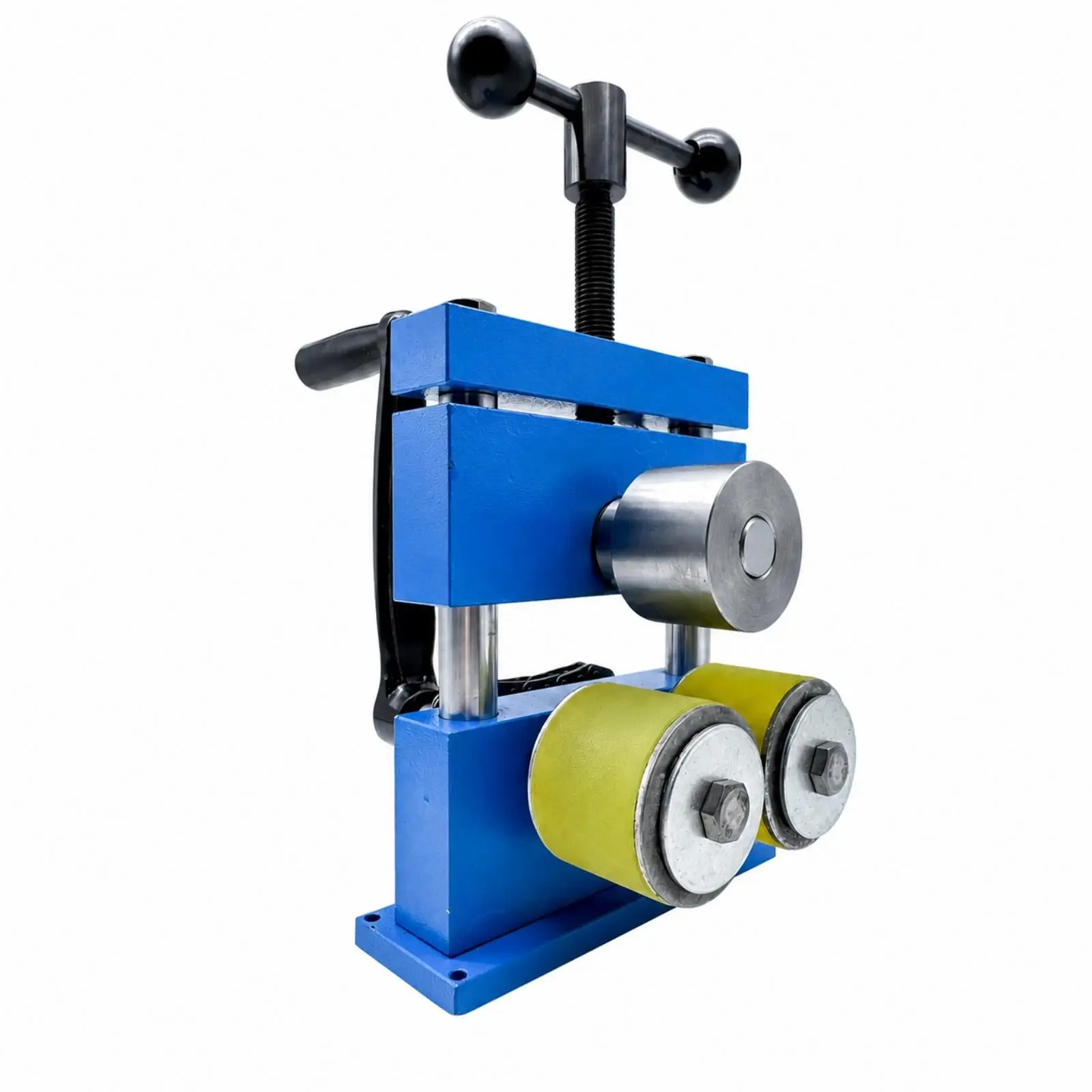 Jewelry Bender Machine Manual Rolling Mill Circular Metal Shaper for Rings Bracelets Craft Workshop Bench Tool