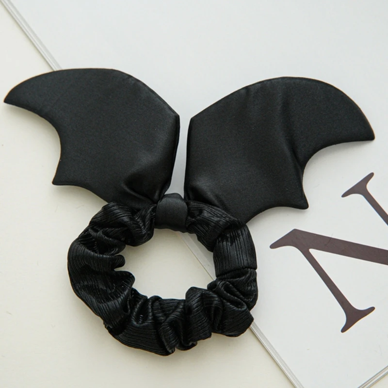 Sweet Style Haartouw Anti-Slip Haarband Voor Kinderen Punk Cat & Bat Wing Vorm Haarband En Elastisch Haar Touw Voor Cosplay