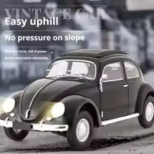 1:16 D62mini Pełnowymiarowy Model Symulacyjny Vintage Beetle Samochód Zdalnie Sterowany Driftowy Retro Styl Lata 50. Zabawka Model RC Samochód Terenowy dla Dzieci