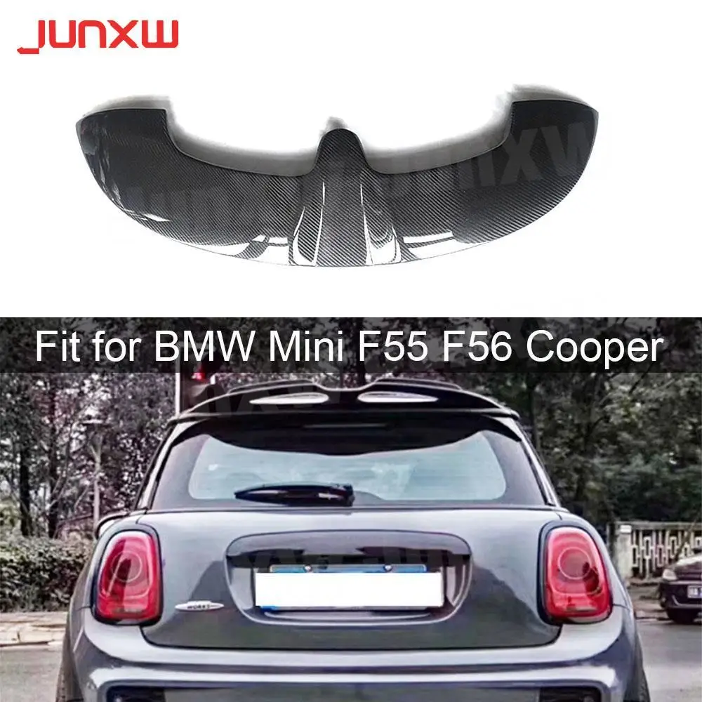 

High Quality Carbon Fiber Rear Roof Spoiler Wing Tail Trunk Boot Lip Wing for BMW Mini F55 F56 Cooper 2014 - 2016 Car Styling