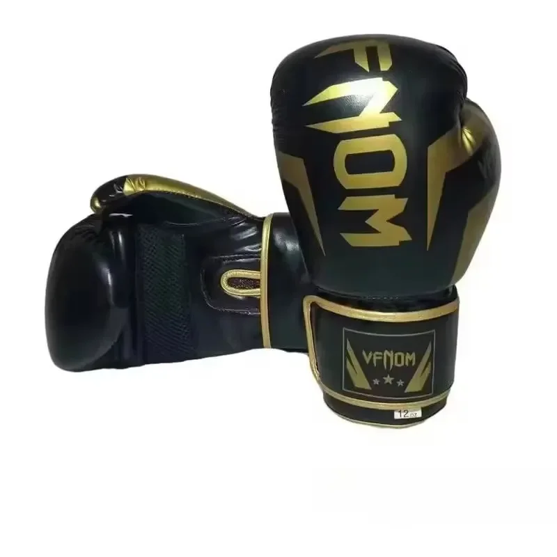 PU leather breathable boxing gloves,6oz,8oz,10oz,12oz,14oz,16oz Kids Adult professional Taekwondo and Muay Thai boxing training image 6