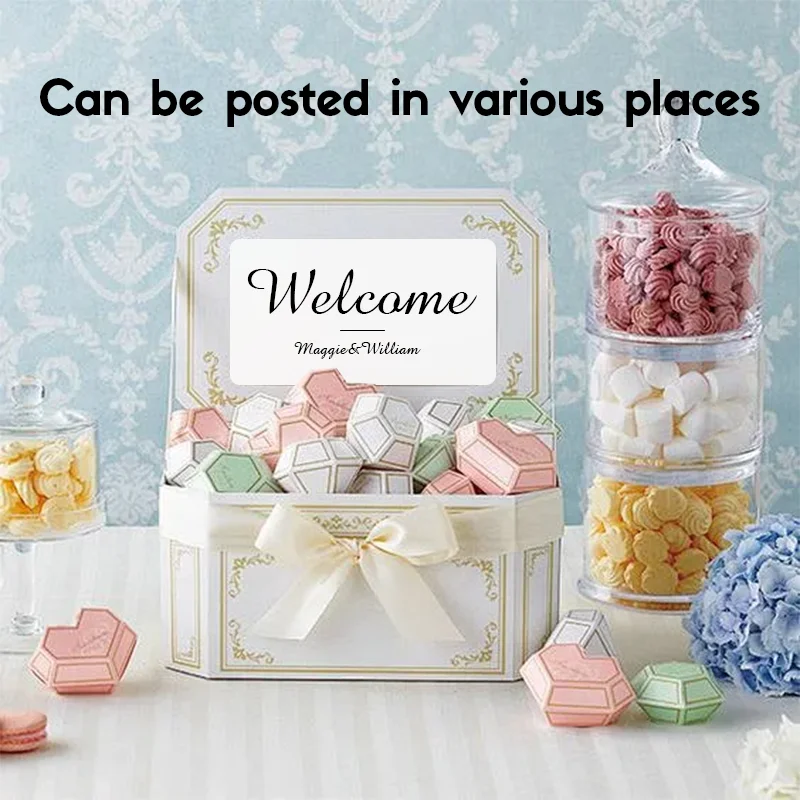 SINMARK 6 Rolls White Thermal Label Waterproof Paper Adhesive Label White Anti-Oil for Mini Portable Printer Phomemo/P1/P50