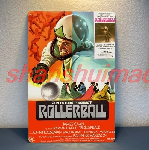 Rollerball Movie Metal Poster - Collectable Tin Sign - 20x30cm sign