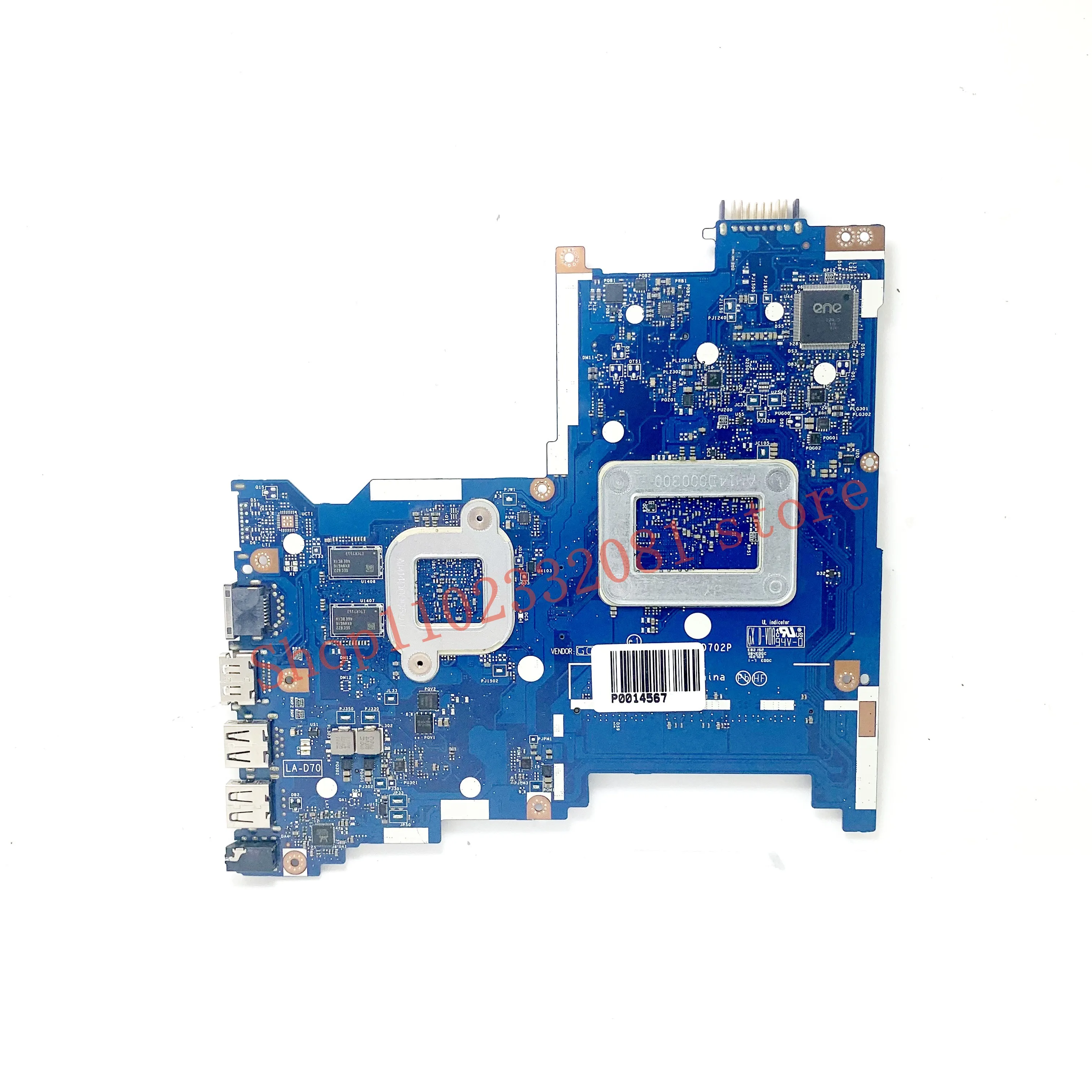 216-0867071 854942-001 854942-501 854942-601 For HP 15-AY Laptop Motherboard BDL50 LA-D702P With SR2KL N3710 CPU DDR3 100%Tested