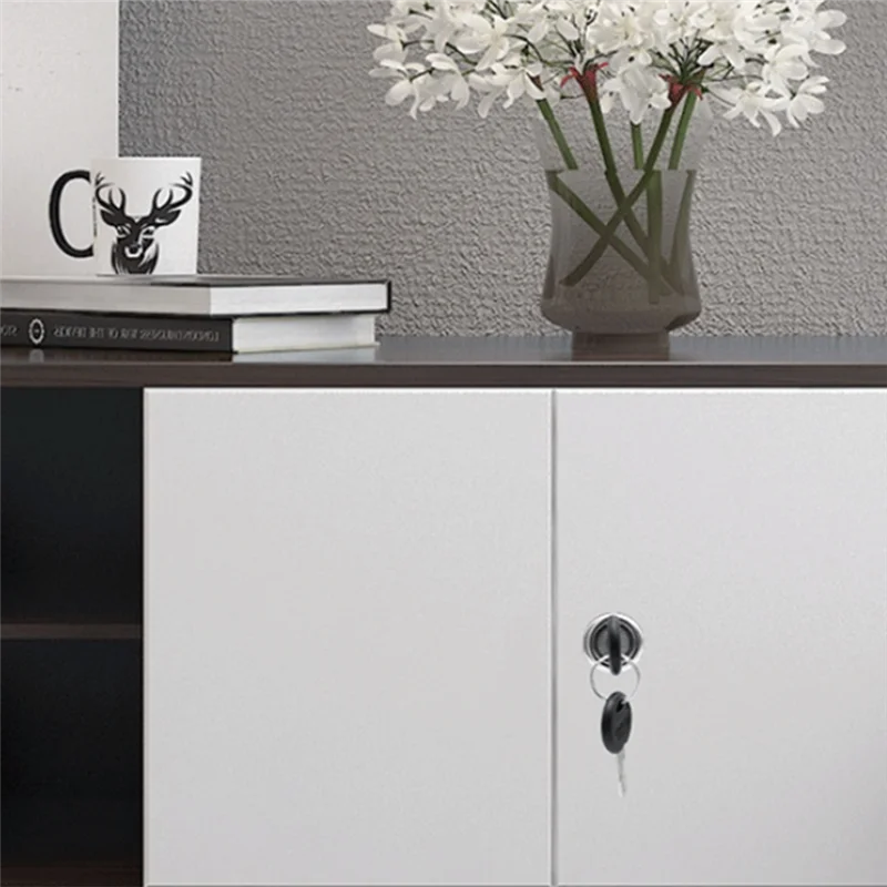 A10R Kunci Laci Meja Kantor Paduan Seng Anti Maling untuk Kunci Pintu Kabinet Furnitur Kunci Lemari Arsip Kunci Yang Sama