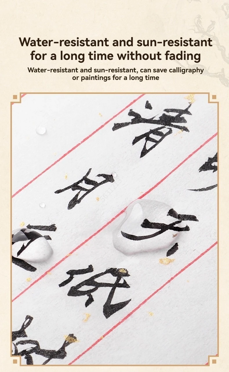 BAOKE 4-teiliges Kalligrafie-Stiftset zum Schreiben, Zeichnen & Handlettering, Schwarze Tintenpinsel-Marker für Kunst, Kalligraphie, Skizzieren – Detail 6