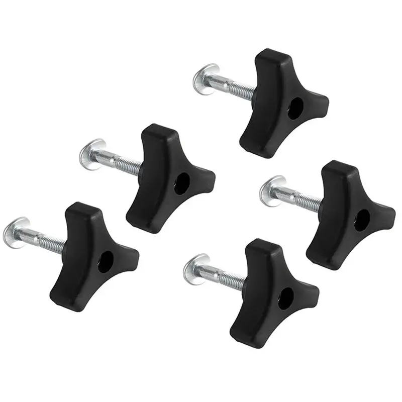 ABVC 5PCS Universal Handrail Handle Lawn Mower Kit, Replacement Blades, Grass Catcher, Wheels