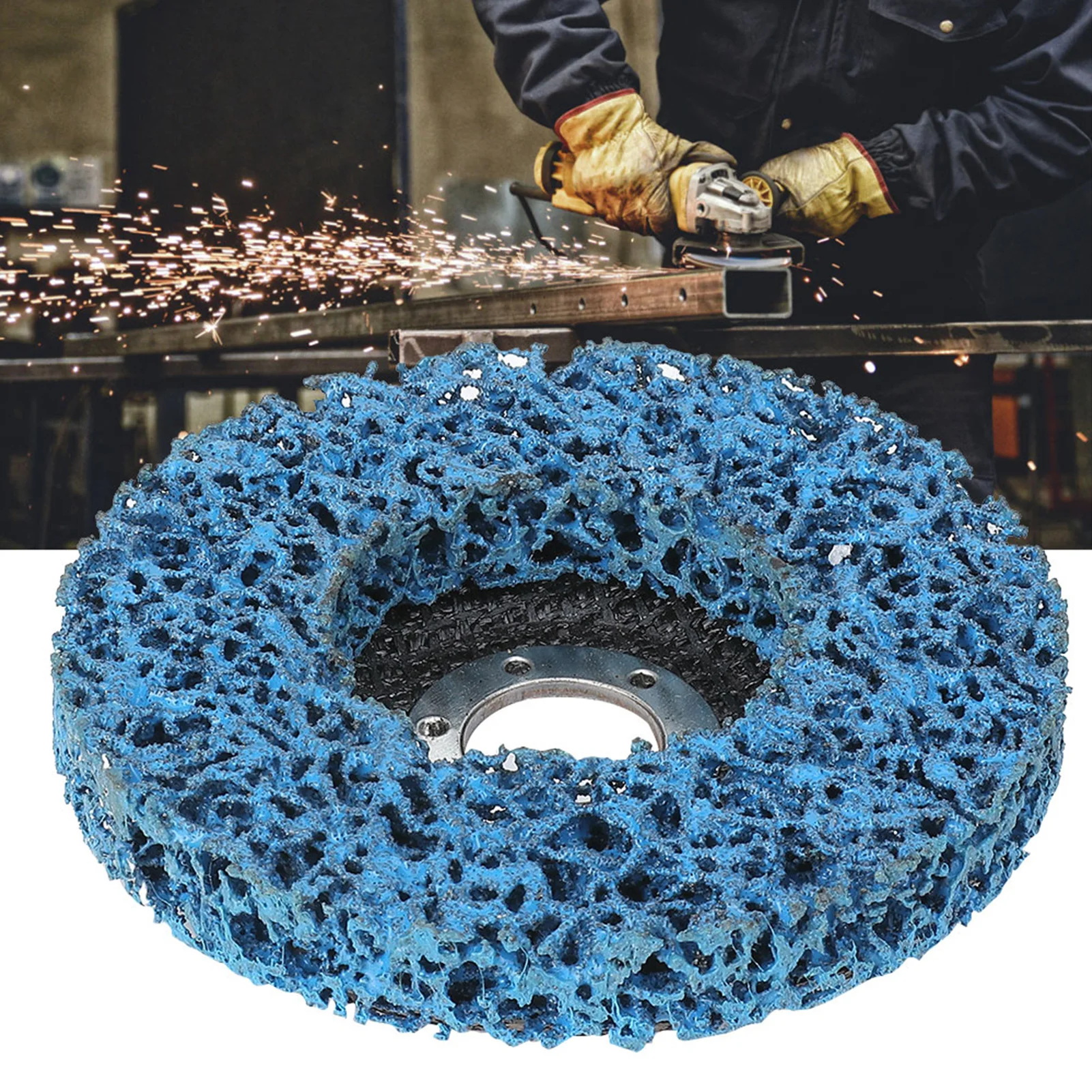 Car Grinding Wheel Grinding Disc Poly Strip Abrasive Disc Rust Paint Remover Cleaning Grinding Wheel for Angle Grinder