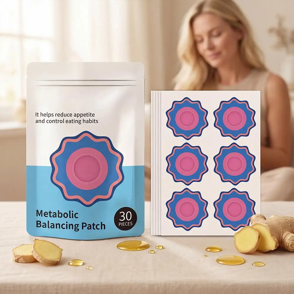 1/3/5Box 30pcs Metabolic Balancing Patch Reduce Appetite Control Eating Habits Slimming Sticker Weight Management Fat Loss Patch