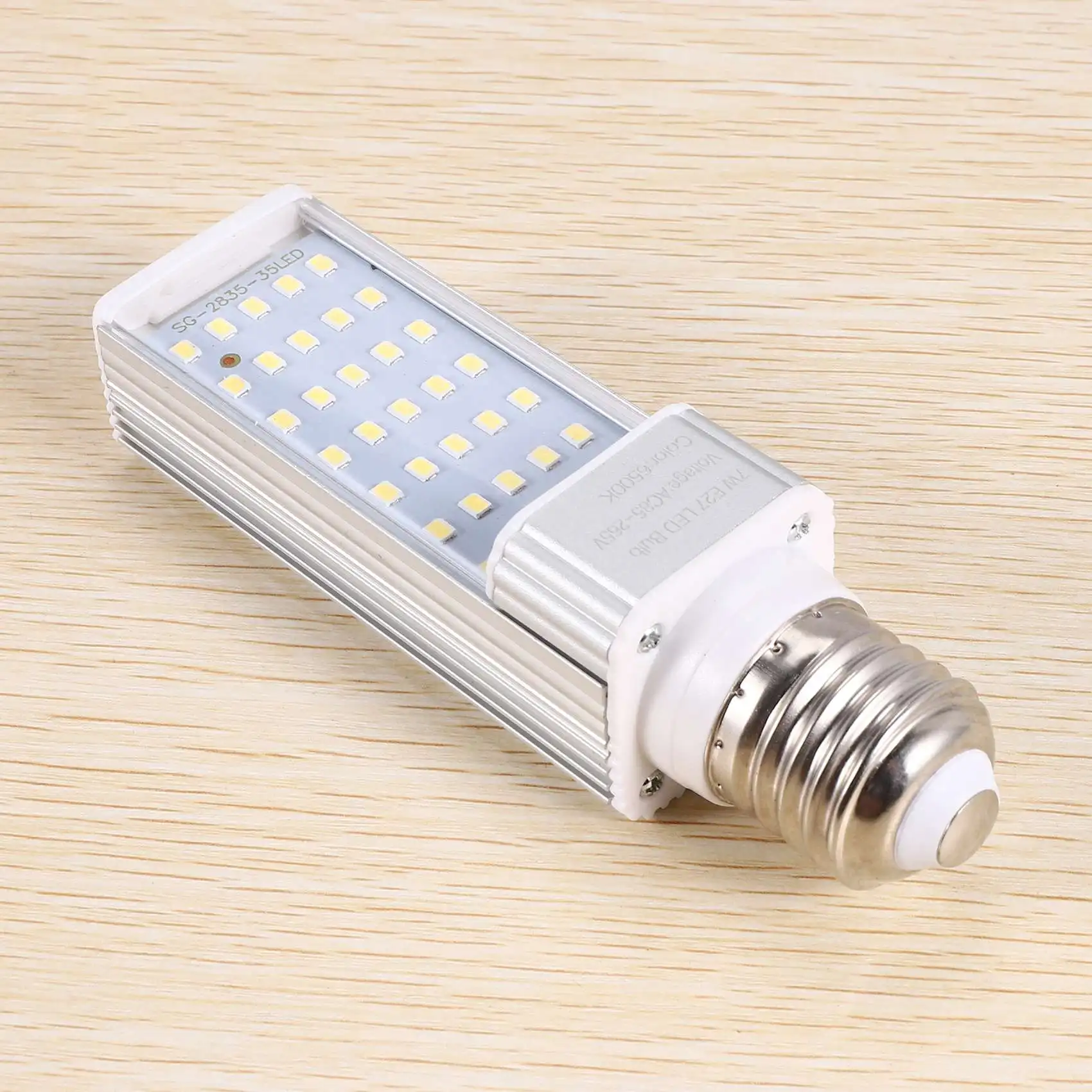 A07R Fishpod White Plant Aquarium 7W Grow Light LED Tank Fish Coral Bulb E27 Lamp