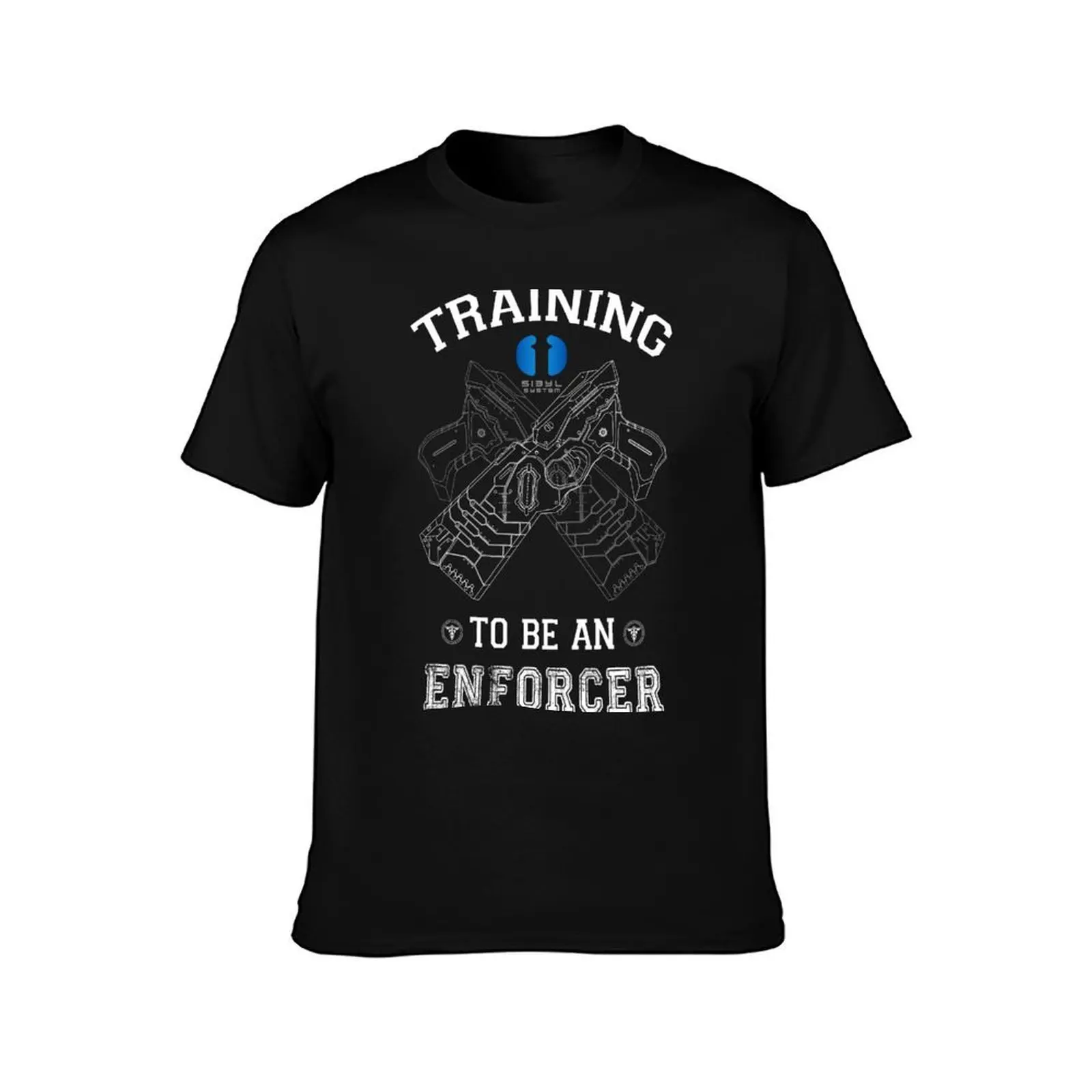 Training to be an enforcer T-Shirt, Summer Casual Cotton Tee, Oversized Streetwear Tops, Vintage Graphic Print, Unisex Men Women
