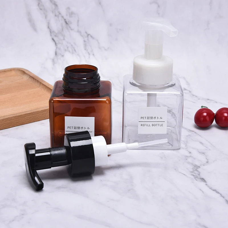 250ml Foaming Dispenser Bottle Facial Cleaner Portable Travelling Foaming Bottle