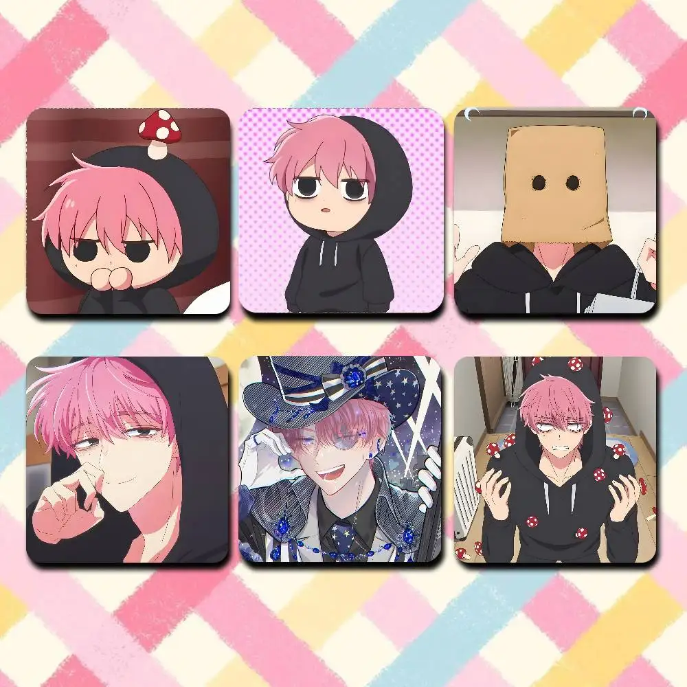 

T-Tamon Anime Fukuhara Cute Cartoon Anime Refrigerator Magnets Soft Magnetic Heat Transfer Refrigerator Magnets Gift