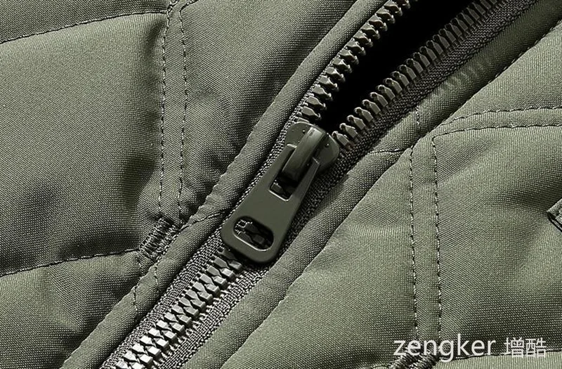 Plus Size Men's Winter Padded Jackets - Thick Quilted Baseball Collar Coats Warm Cotton-padded Outerwear for Fall & Winter