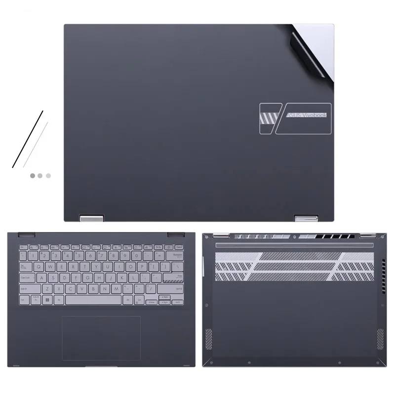 Leather Skin Laptop Stickers for ASUS Vivobook S14 Flip TP3402Z