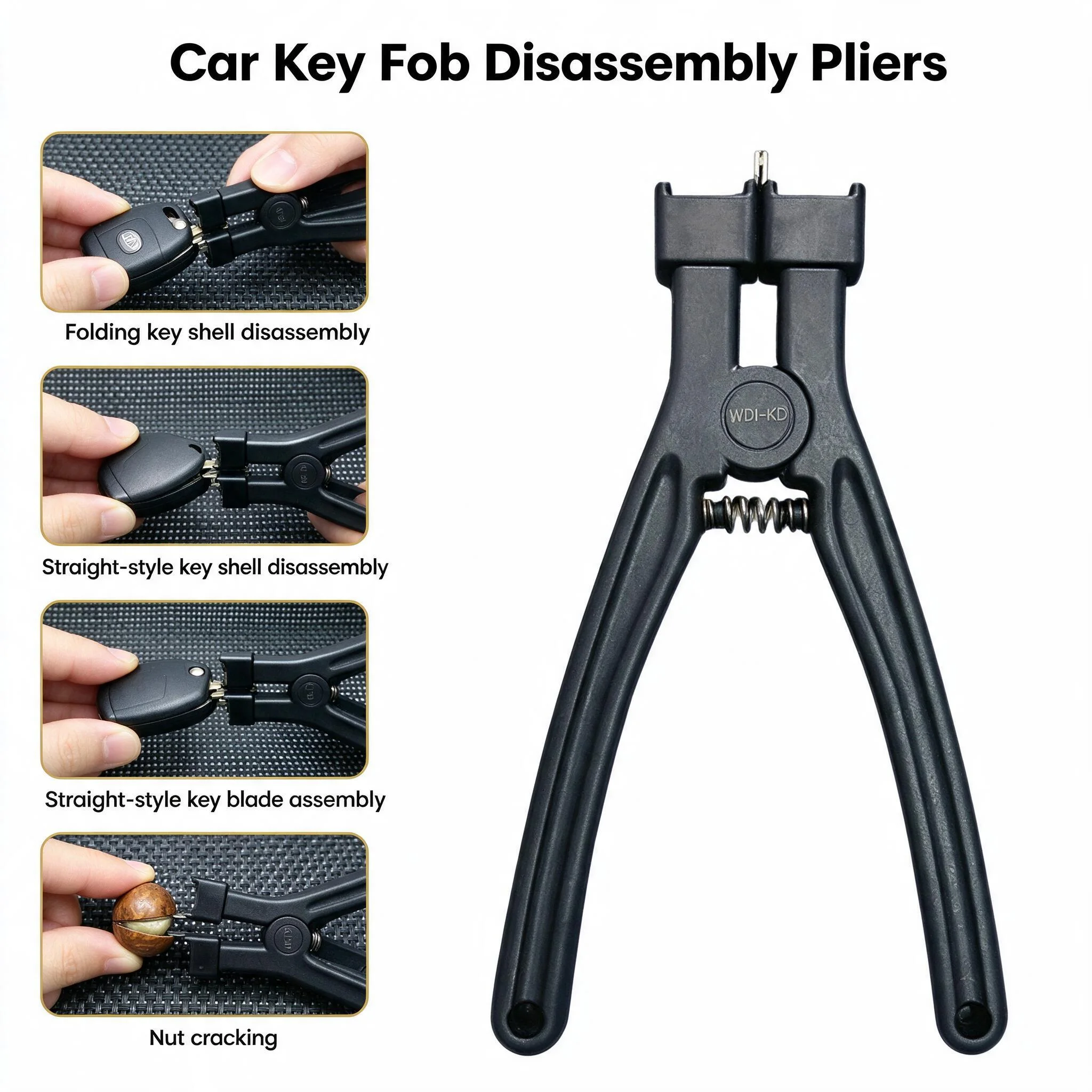 Multifunctional Precision Opening Tool Car Key Fob Disassembly Pliers Remote Key Shell Opener Locksmith Tool Universal Fitment