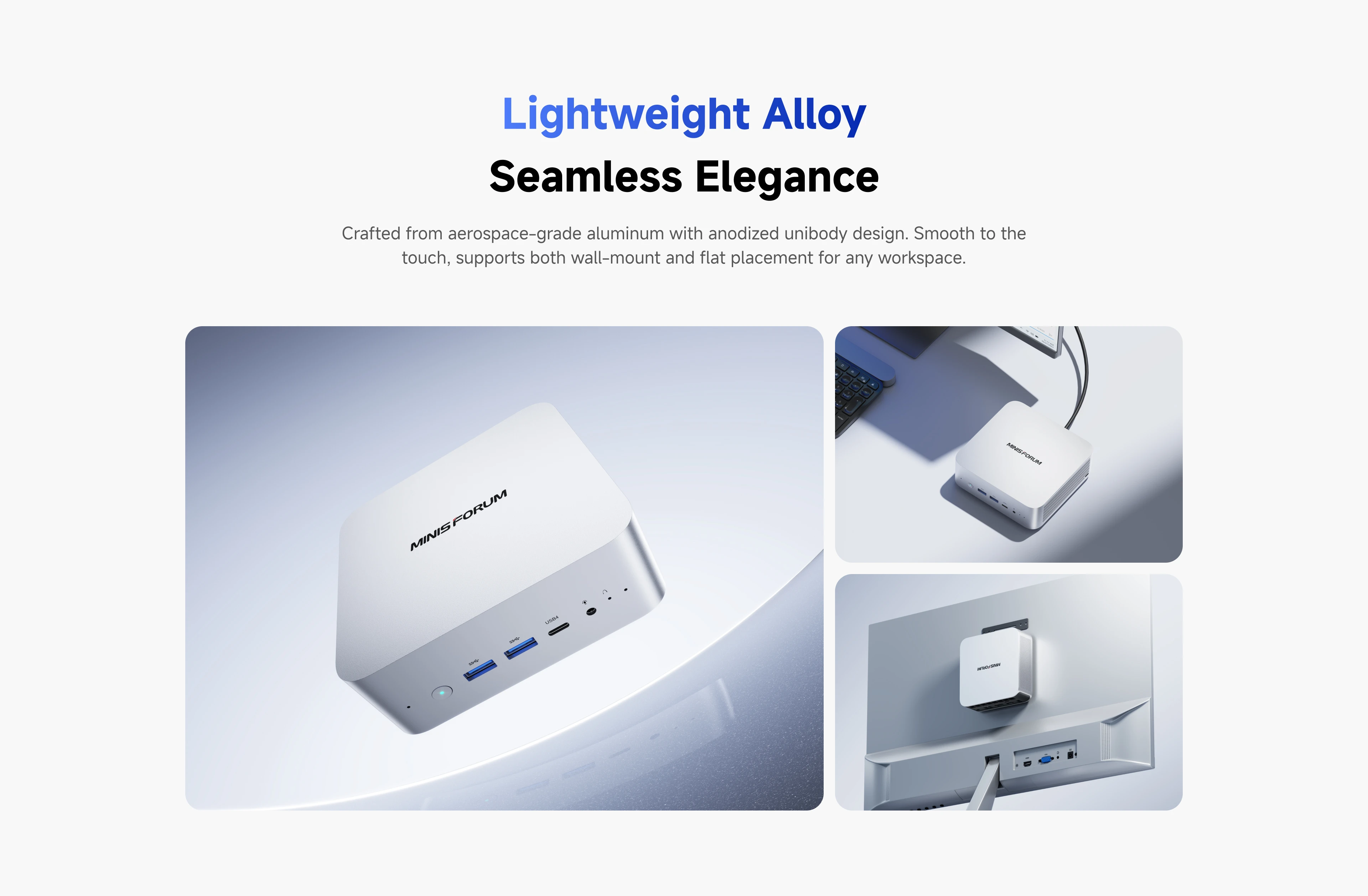 Мини-ПК MINISFORUM M1 Pro-285H AI, процессор Intel Core Ultra 9, 285H (16C/16T), USB4/RAID/OCuLink/Wi-Fi 7/BT 5,4, четырехъядерный дисплей 4K