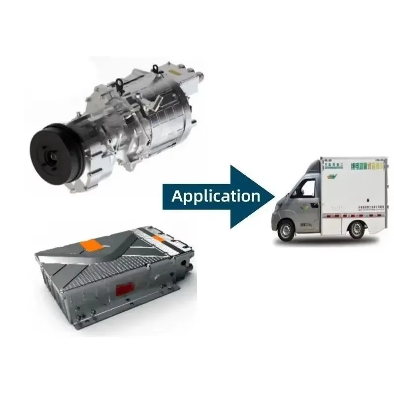 20262.5-3.5T Electric Box Truck 38KW 12000rpm Permanent Magnet Synchronous Motor and Controller Electric Delivery Van