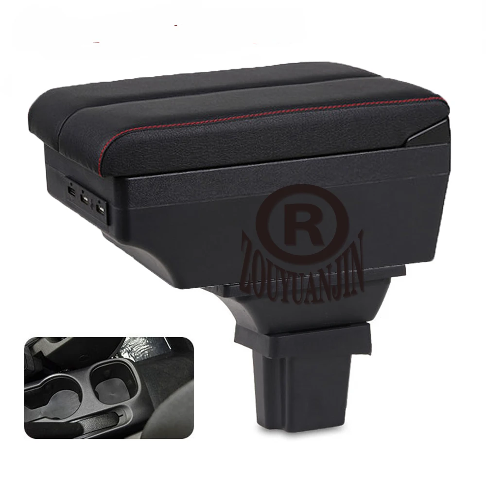 

For Chevrolet Trax Tracker Holden Armrest Box Central Content Interior Elbow Arm Rest Storage Part with USB Cup Holder