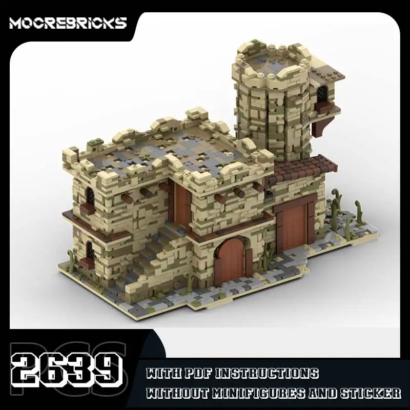 Blocs de construction de paysage d'architecture modulaire, modèle créatif de maison ancienne, briques MOC-158420, cadeau d'anniversaire pour enfants, offre spéciale