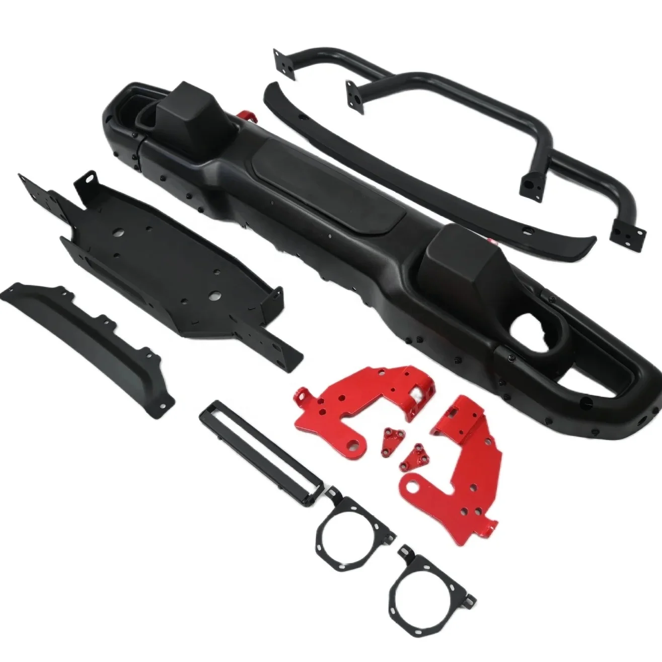 

2024 10th Anniversary Front Bumper with Corner for Wrangler JL Accessories