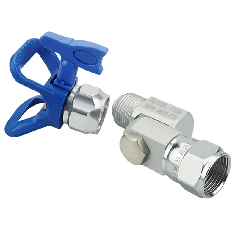 Universal Swivel Joint With Sprayer Base Guard & 517 Tip For Airless Sprayer Of Airless Spraying Machine Sprayer