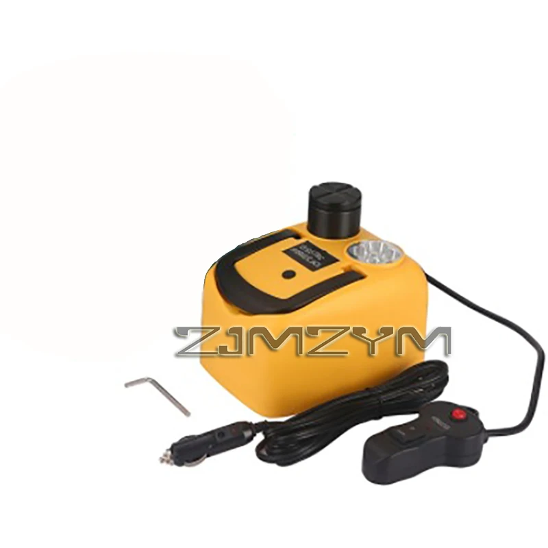 Macaco Hidráulico Elétrico Portátil para Carro 5T 12V com Controle Remoto Sem Fio, Kit de Ferramentas para Troca de Pneus, Macaco de Elevação de Emergência Automotiva