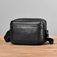 Bolso cruzado informal de cuero PU para hombre, bandolera de hombro, de negocios, Diagonal, para el pecho