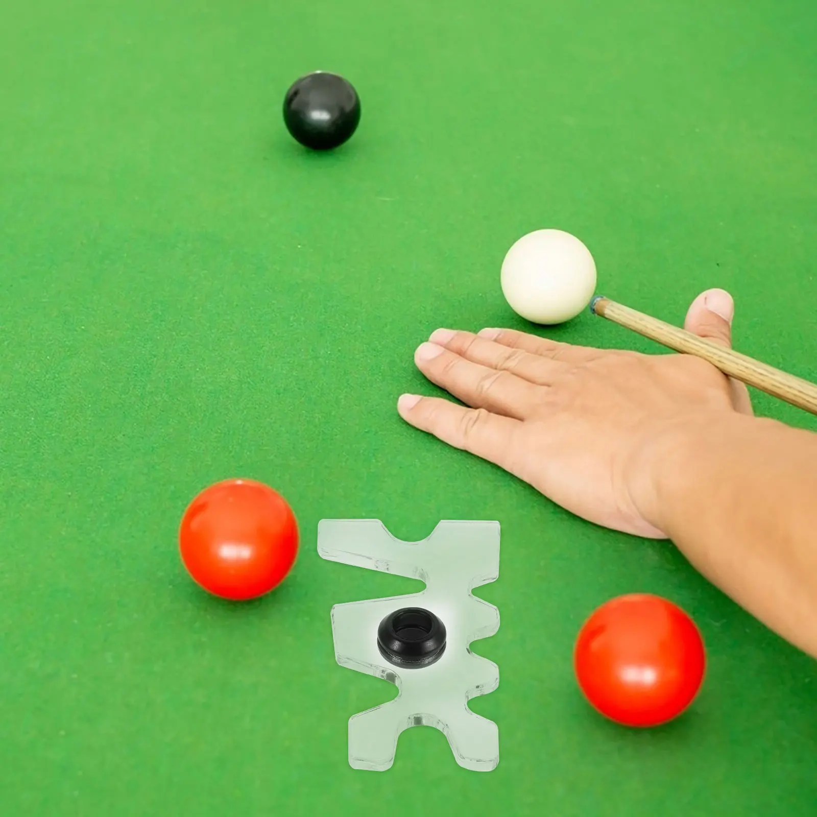 

Pool Table Equipment Billiard Hanging Clamp Tip Rack Accessories Ball Triangle Billiards Acrylic