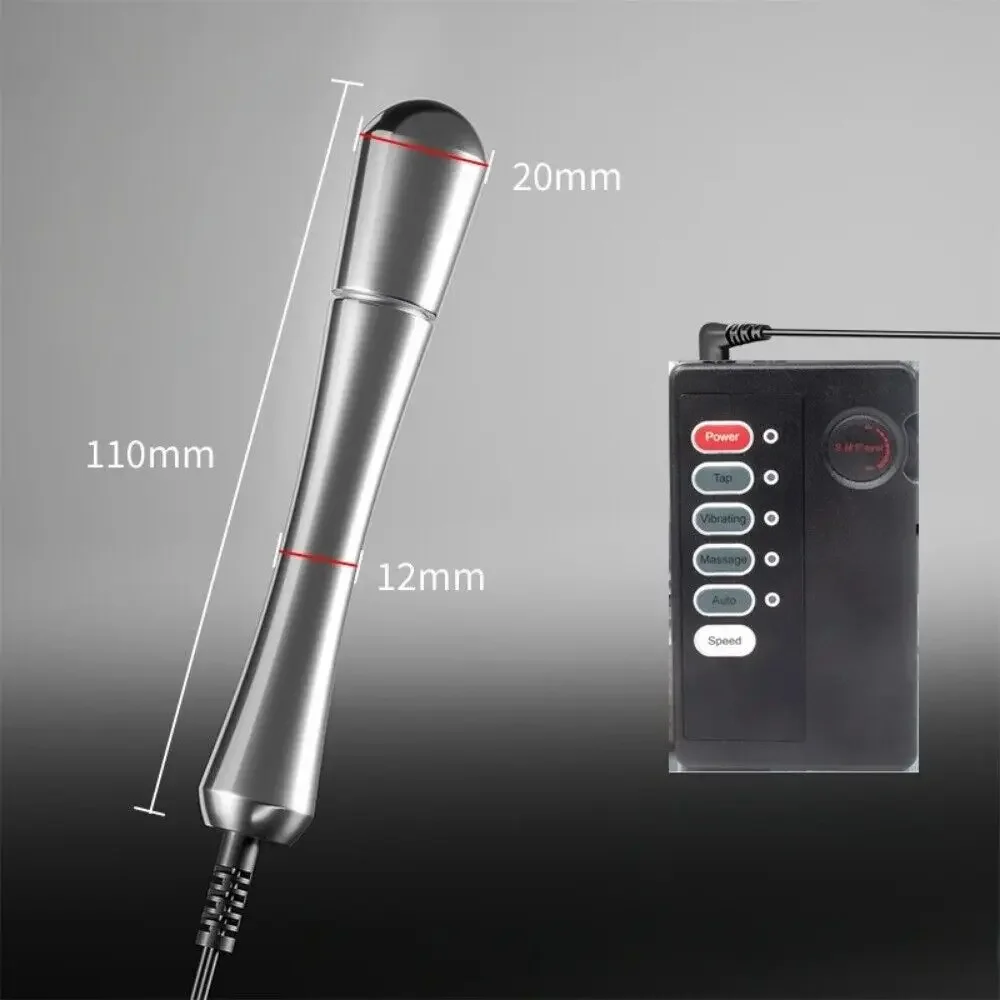 Electric Shock Metal Limit Speculum Dilator Female Plug New G-point Stimulation Anal Massager Adult Sex Toy  Anal Toy Butt Plug