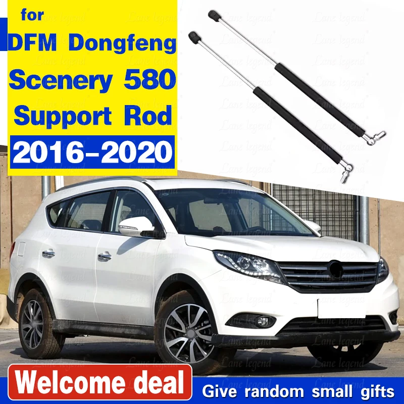 Refit Bonnet Hood Gas Shock Lift Spring Shock Strut Bars Support Rod hydraulic rod strut For DFM Dongfeng Scenery 580 2016-2020