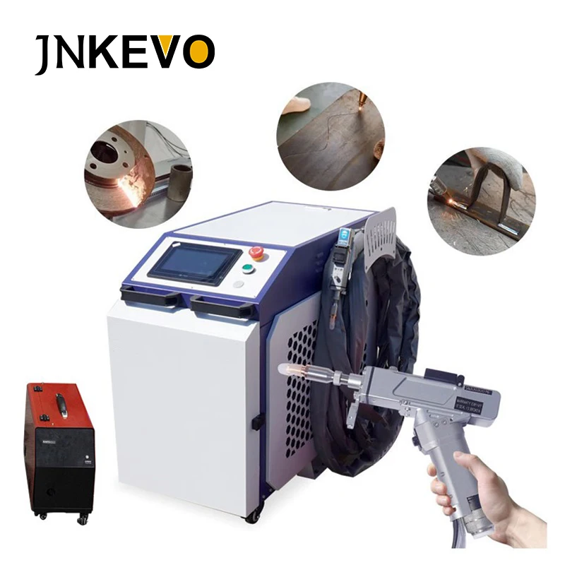 3 IN 1 1500w 2000w 3000w HandHeld Fiber Laser Welding Machine Portable Rust Remover Dust Old Paint Cleaner