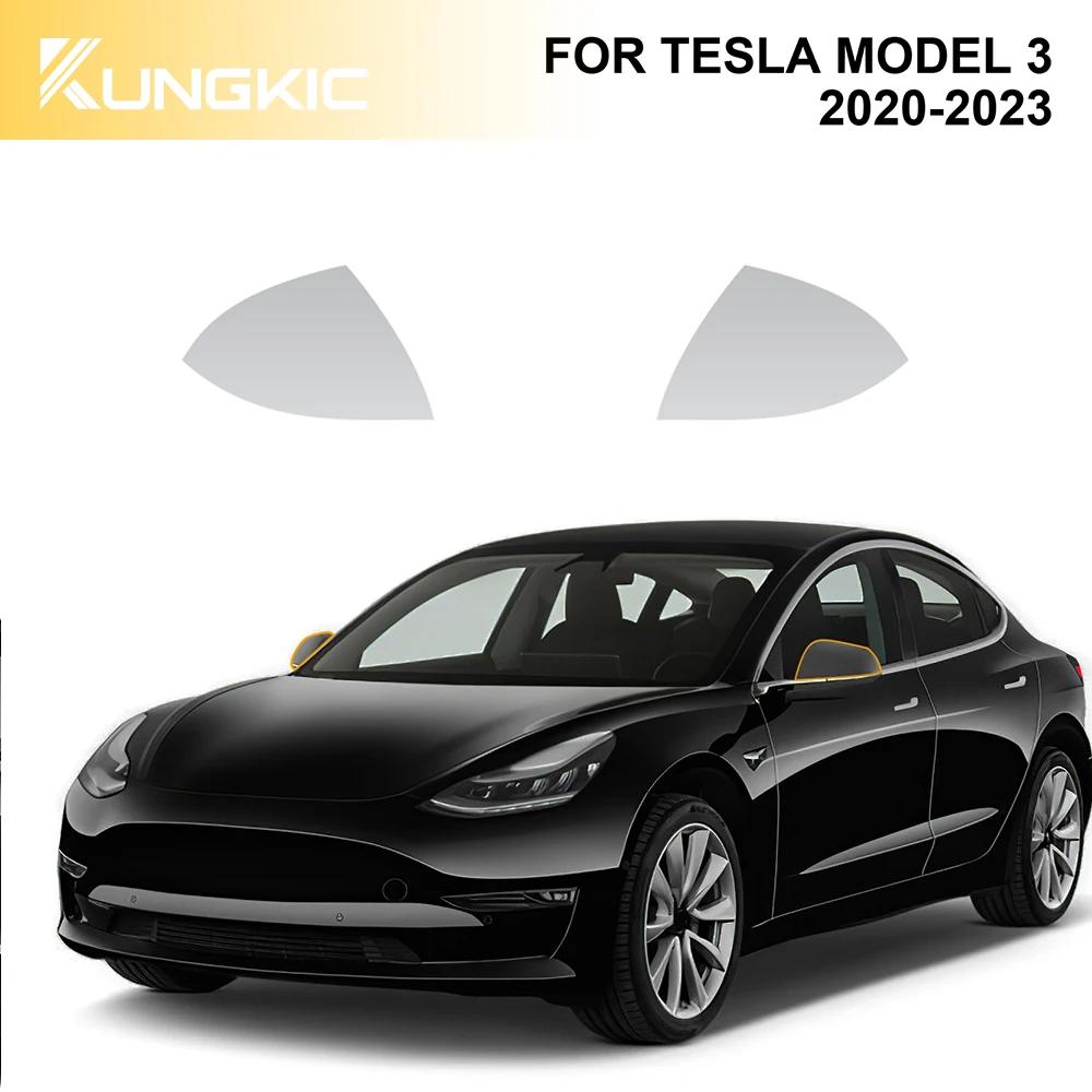 Защитная пленка для передних фар Tesla Model 3 2020 2021 2022 2023