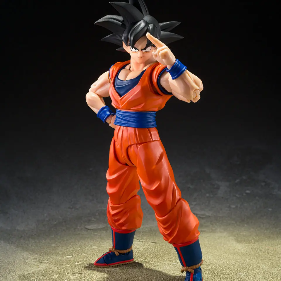 Genuine In Stock Bandai SH Figuarts Dragon Ball SHF DBZ Son Goku The Kind Saiyan Action Figure Anime Collectible Toy Gift view 3