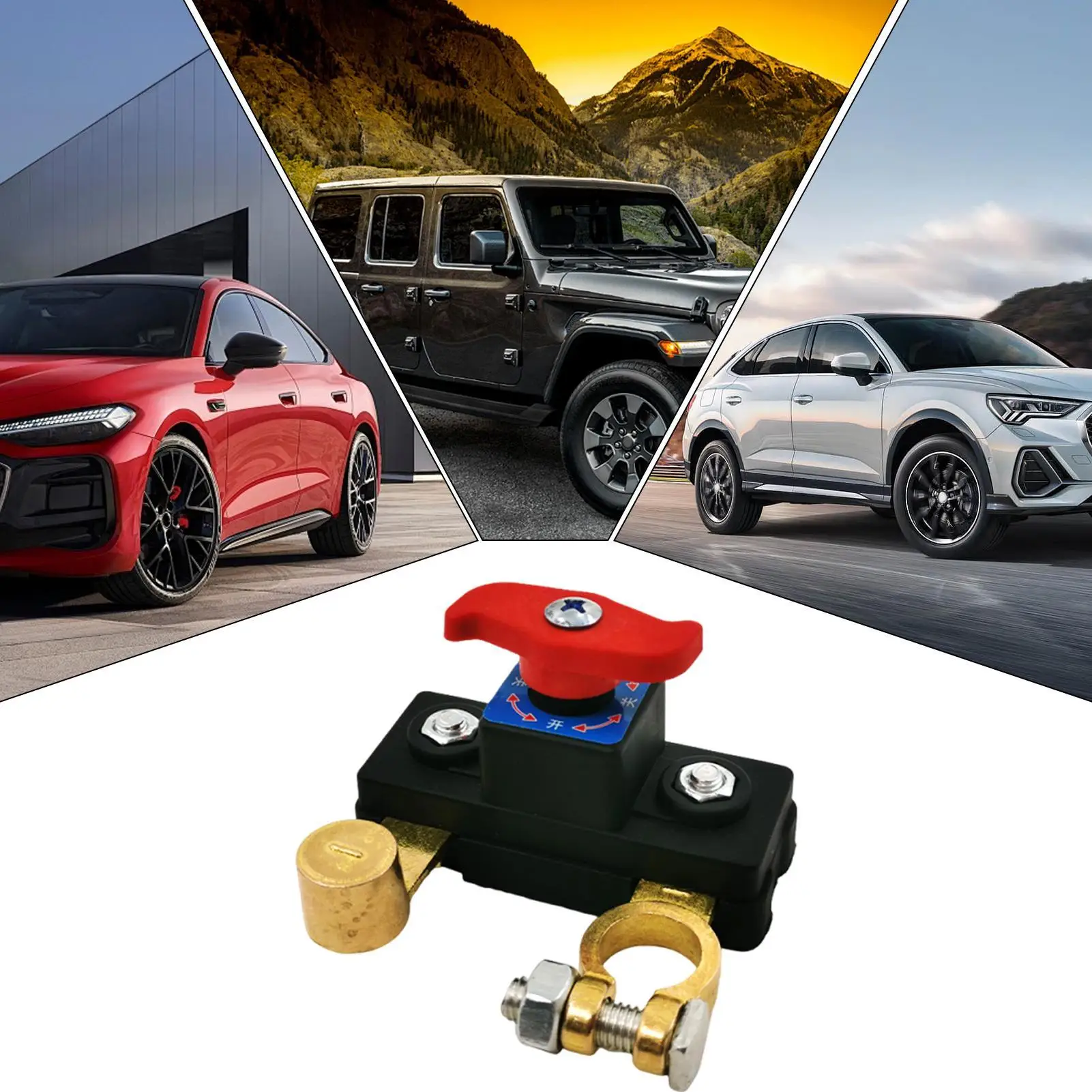 Battery Cut off Control for Car 12V 24V Car Battery Quick Disconnect Control Automotive Terminal Heavy Duty Accessories