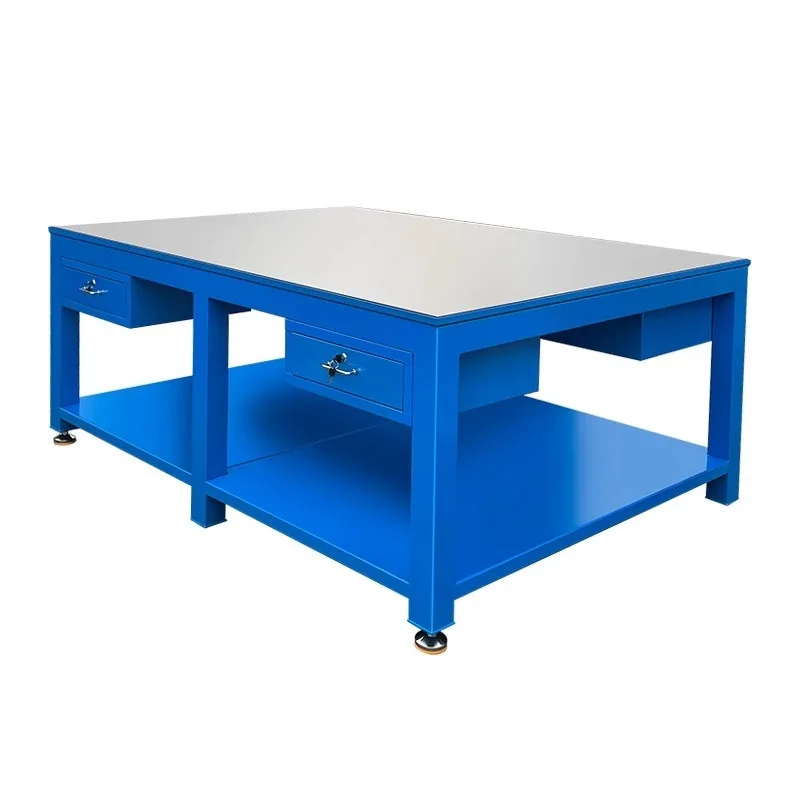 Heavy duty mold workbench, fitter steel plate stainless steel machinery