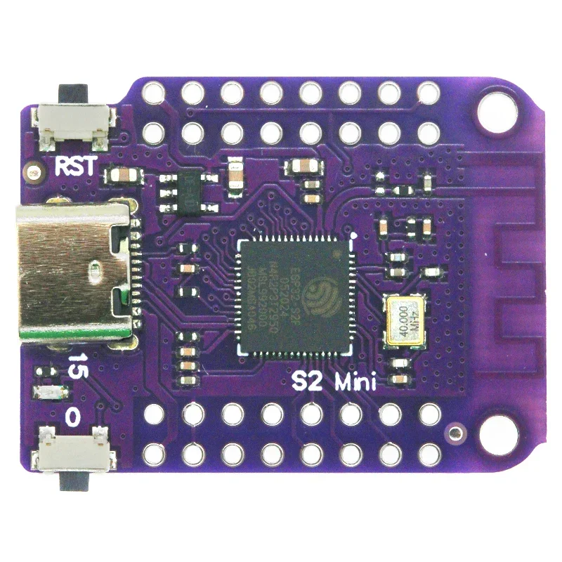 S2 Mini V1.0.0 WIFI IOT Board based ESP32-S2FN4R2 ESP32-S2 4MB FLASH 2MB PSRAM MicroPython Arduino Compatible Development Board