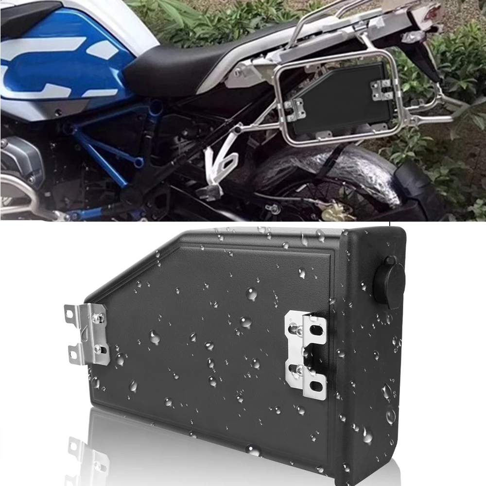 Waterproof Motorcycle Storage Case Side Bracket Tool Box For BMW R1200GS R1250GS Adventure ADV F850GS F750GS Benelli TRK502