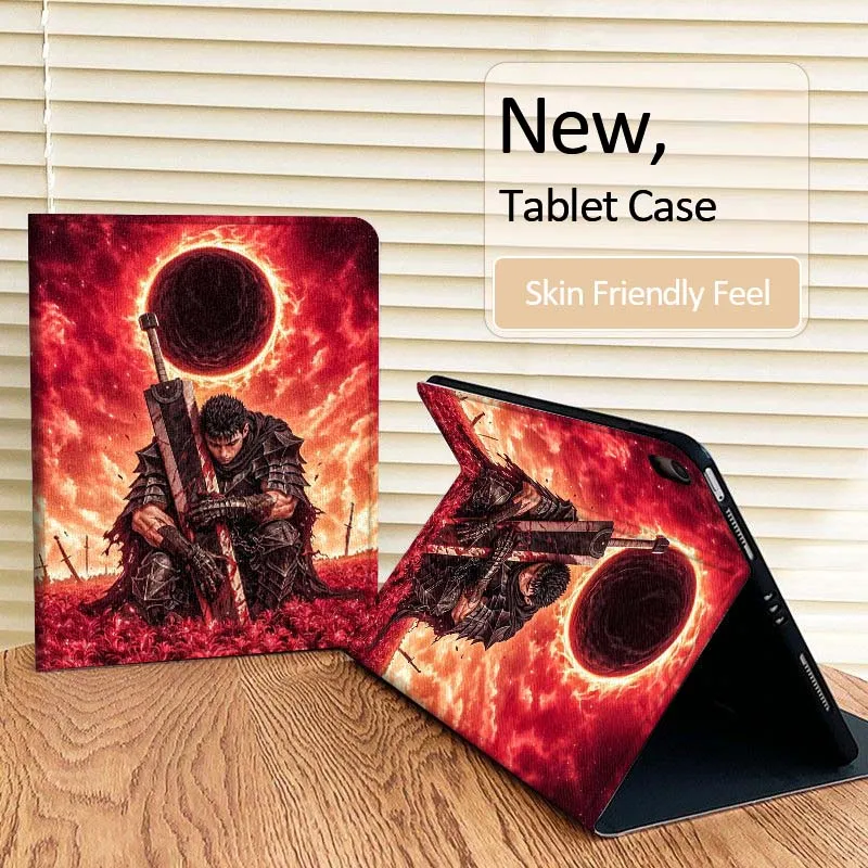 

Berserk Fashion Anime For iPad Pro Air Mini 1 2 3 4 5 6 7 7th 8th 9th 10th 11th 10.2 9.7 10.5 10.9 11 12.9 Tablet Case
